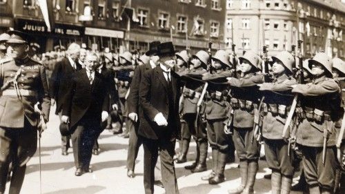 Prezident Masaryk během své návštěvy v Hradci Králové
