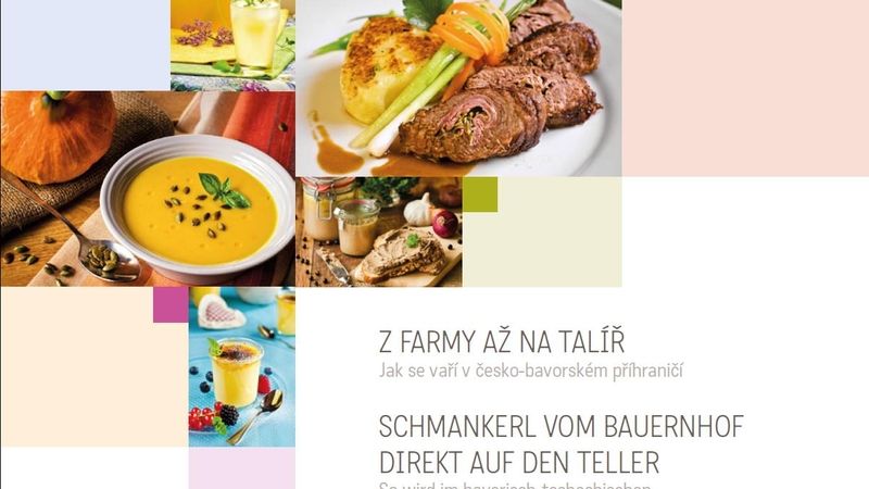 Regionální kuchařka z jihozápadních Čech a východního Bavorska mapující zajímavé recepty místních sedláků