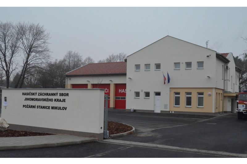 Nová hasičská stanice v Mikulově