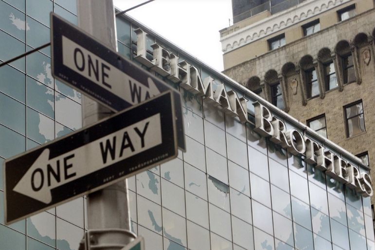 Budova vedení Lehman Brothers v New Yorku.