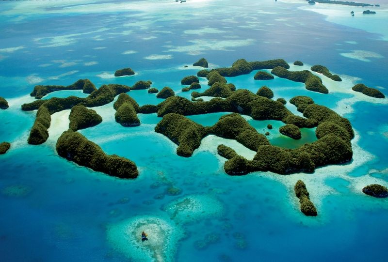 Část souostroví Palau byla v roce 2012 zařazena seznam světového dědictví UNESCO. V roce 2013 proto určitě stojí za návštěvu! 