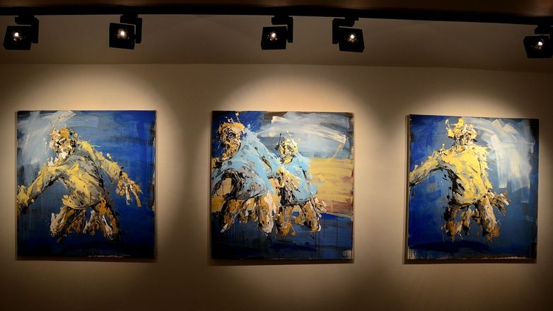 Ostrava.INDUSTRIAL Gallery. Karel Gregor, Nízká laťka I., II., III. 7.1.2014
