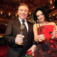 Nejčastější vítězové Českých slavíků Karel Gott a Lucie Bílá.