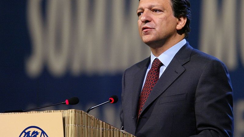 José Manuel Barroso na summitu v roce 2002