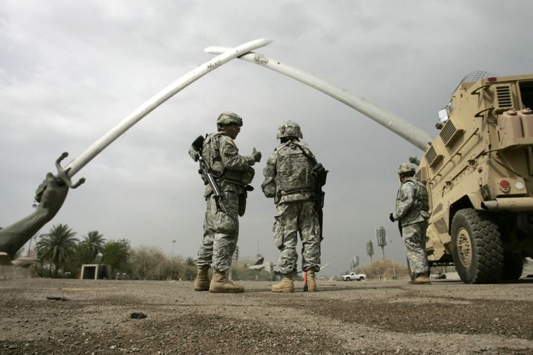 Američtí vojáci v Bagdádu