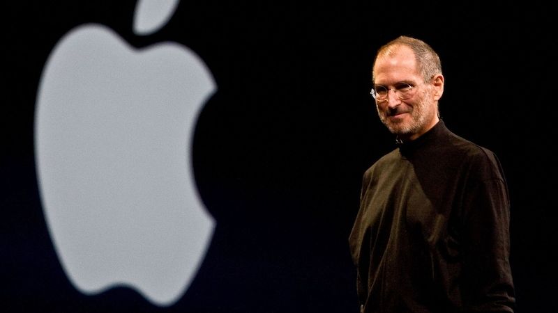 Steve Jobs na snímku z 15. ledna 2008 při prezentování nových produktů na MacWorld Expo