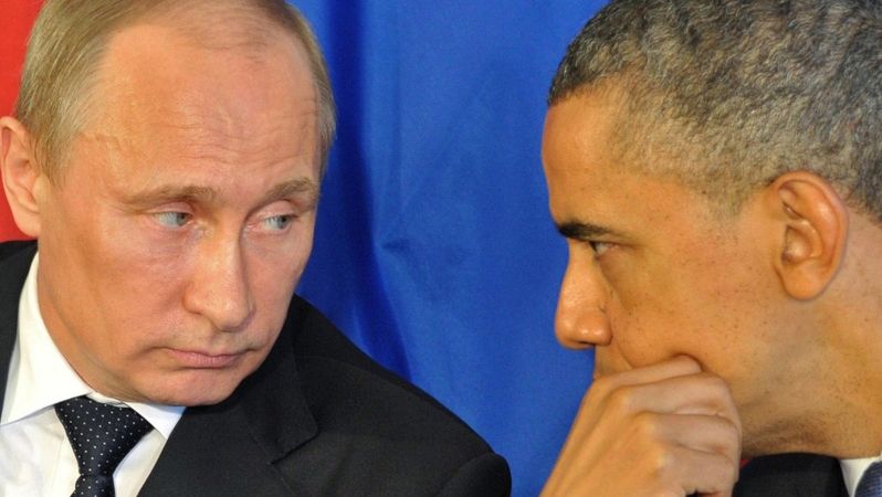 Prezidenti Ruska a USA Vladimir Putin a Barack Obama