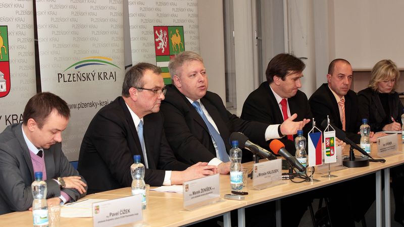 Hejtman Milan Chovanec s ministrem financí Miroslavem Kalouskem projednail strategické plány Plzeňského kraje.