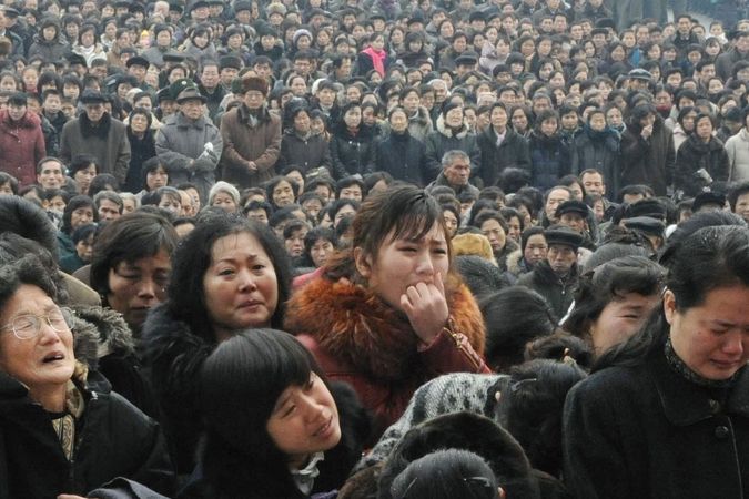 Korejci se sešli, aby uctili památku Kim Čong-ila