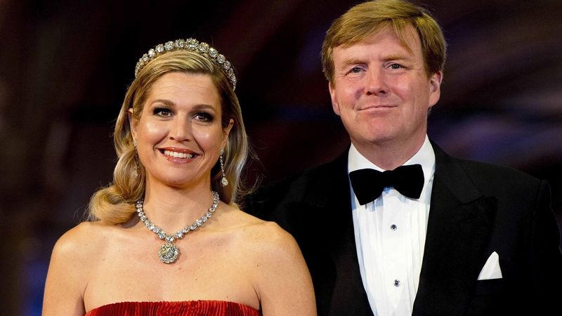 Nový král Nizozemska Willem Alexander s chotí Máximou