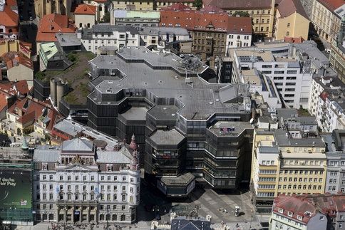 Obchodní dům kotva v Praze na Starém Městě