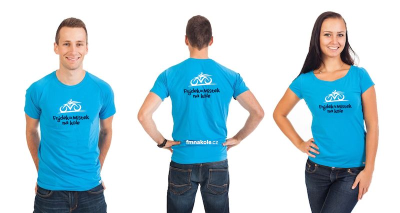 Letos poprvé si budou moci účastníci pořídit tričko Frýdek-Místek na kole
