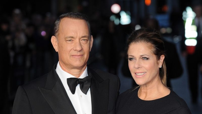 Tom Hanks s manželkou Ritou Wilsonovou