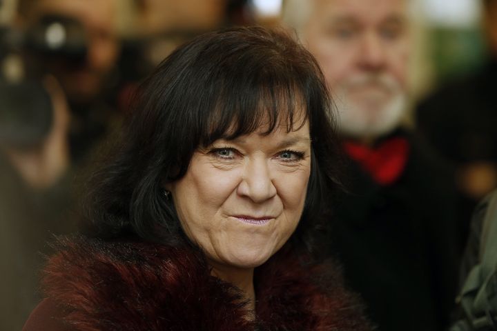 Poslankyně Marta Semelová (KSČM) u Obvodního soudu pro Prahu 1