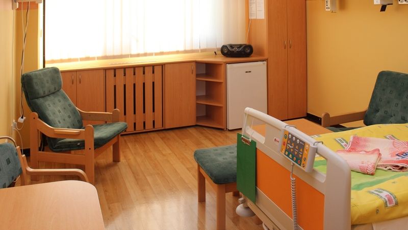Prezidentské apartmá v nemocnici v Praze Motole.