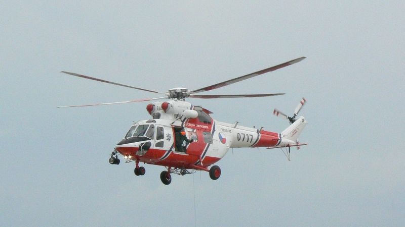 Armádní vrtulník Sokol pro leteckou záchrannou službu 