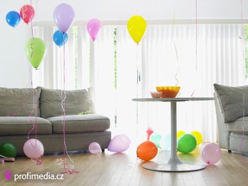 Balónky jsou základem každé party.