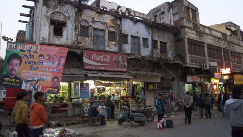 Čtvrť Pahar Ganj v Dillí
