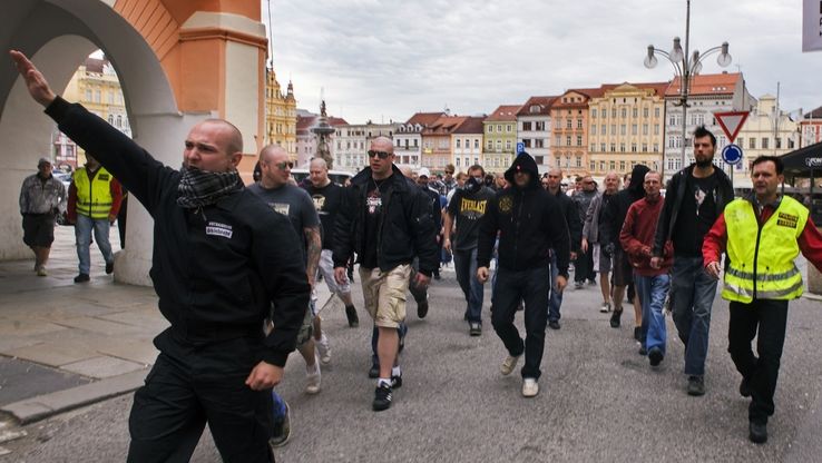 Demonstrace 29. června v Českých Budějovicích 