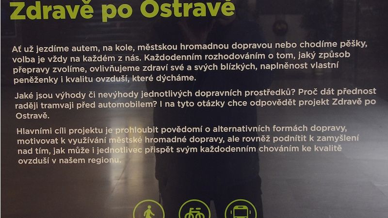 Ostrava 5.3.2017 Kampaň Zdravě po Ostravě. Výstava od 1. do 31. března2017