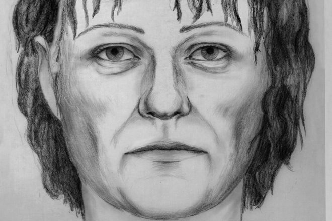 Portrét zemřelé ženy, který kriminalisté sestavili pomocí její lebky.