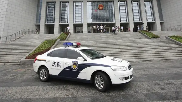 Čínská policie (ilustrační foto)