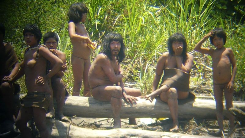 Příslušníci kmene Mashco-Piro 