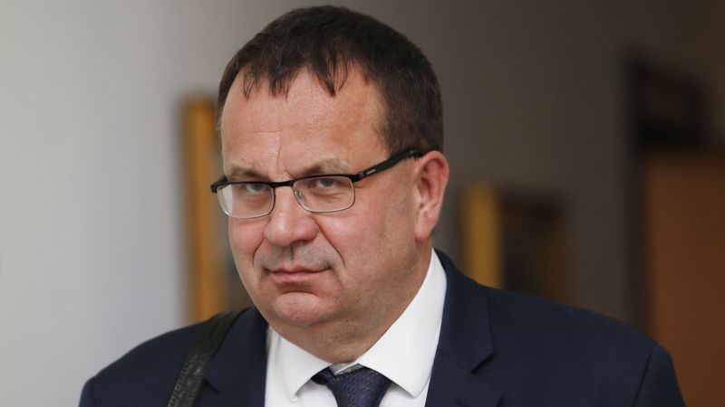 Ministr průmyslu a obchodu Jan Mládek (ČSSD)