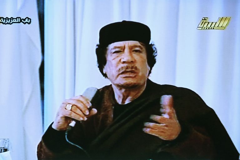 Muammar Kaddáfí se ve středu objevil ve státní televizi.
