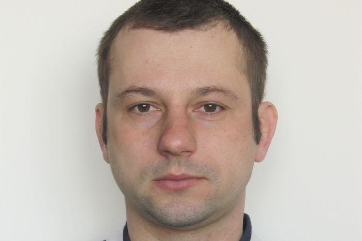 Odborník na sekací techniku Tomáš Boukal. 
