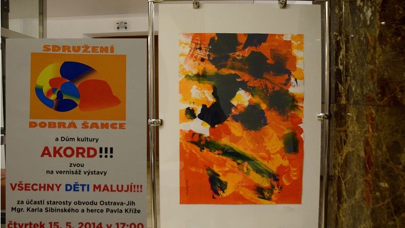 Všechny děti malují 15.5.2014: Výstava dětských prací v Kulturním domě AKORD v Ostravě - Zábřehu.