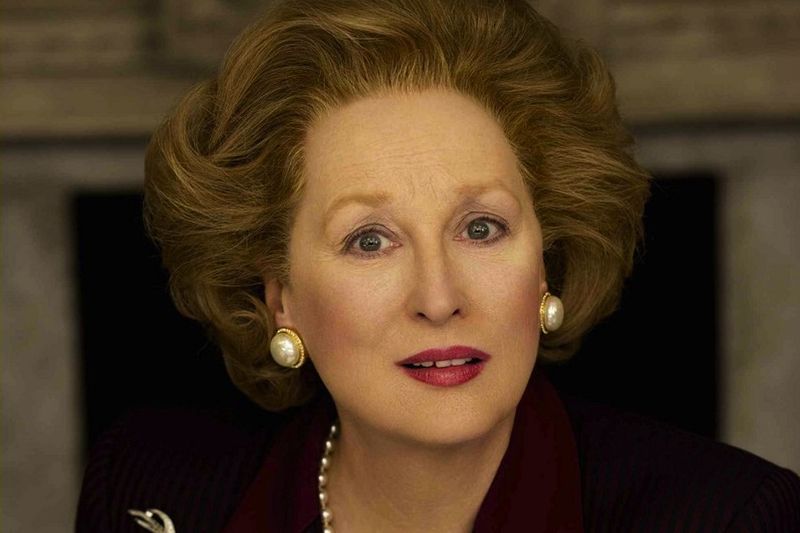 Meryl Streepová jako Železná lady v chystaném filmu. 