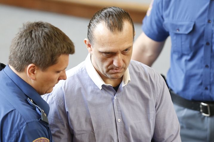 Soudní proces s členy gangeu Michaela Švába. Na snímku Libor Skopalík