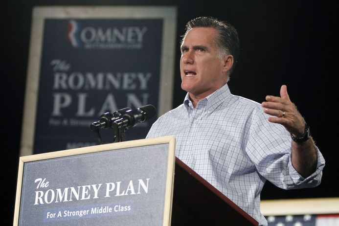 Republikánský kandidát na prezidenta USA Mitt Romney