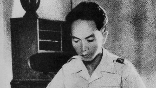 Generál Vo Nguyen Giap na archivním snímku