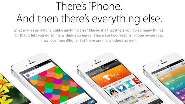 Apple zveřejnil seznam důvodů, proč je iPhone lepší než konkurence.