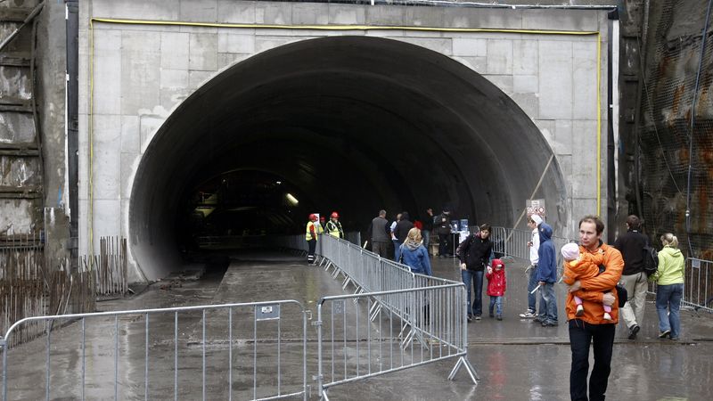 Nedokončený pražský tunel Blanka