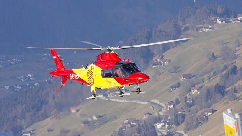 Vrtulník rakouských záchranářů. Ilustrační foto
