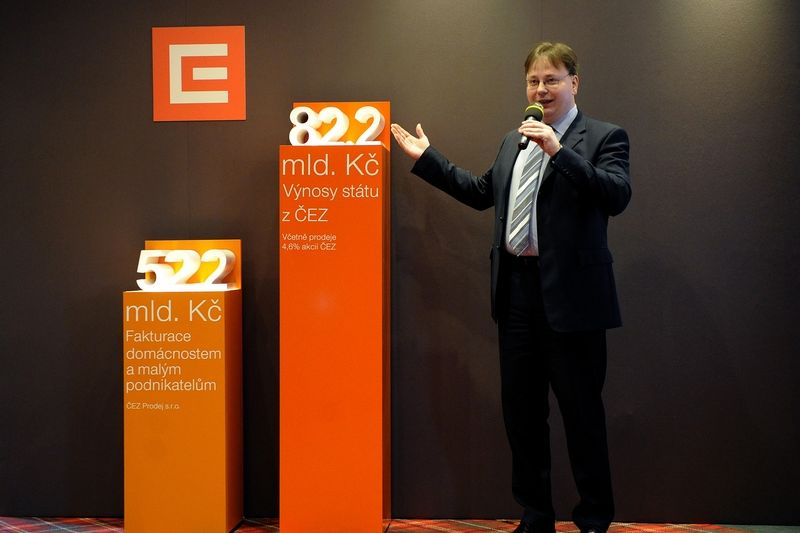 Člen představenstva a ředitel divize finance energetické skupiny ČEZ Martin Novák