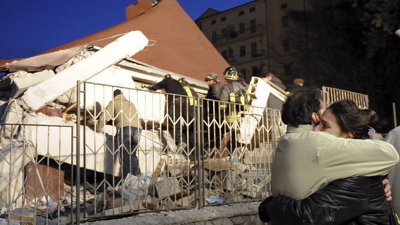 Zemětřesení mělo v Itálii katastrofální následky.