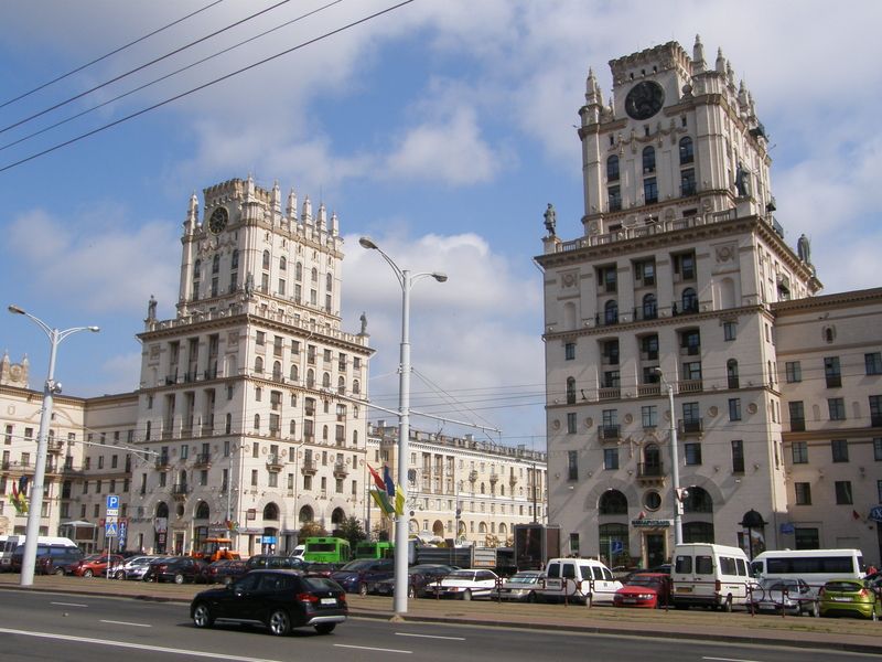 V Minsku je stále patrný styl sovětské architektury.