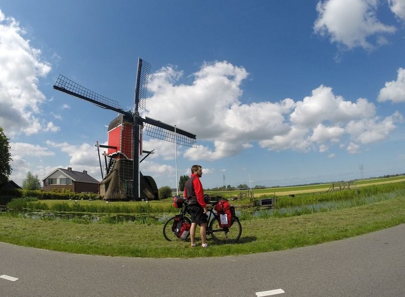 Baptiste Dubanchet na cestě Nizozemskem
