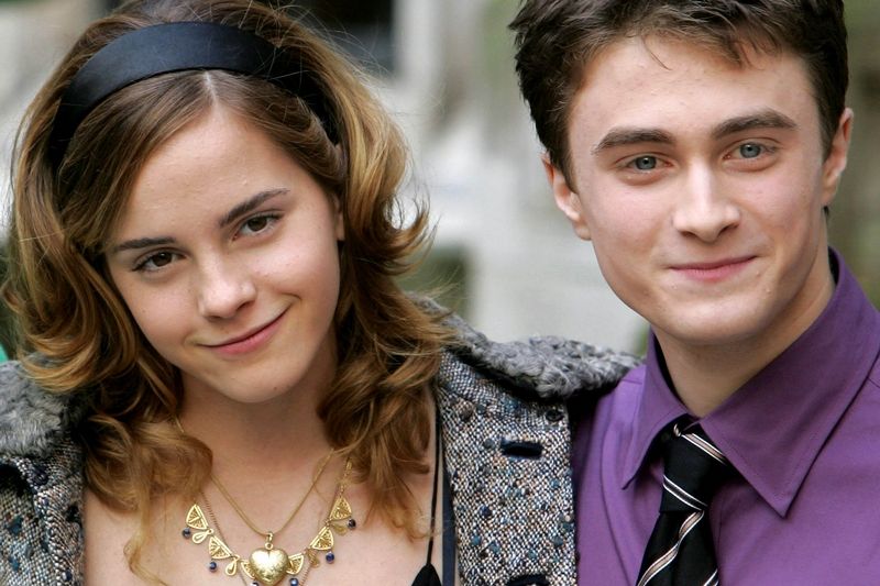 Emma Watsonová s představitelem Harryho Pottera Danielem Radcliffem 