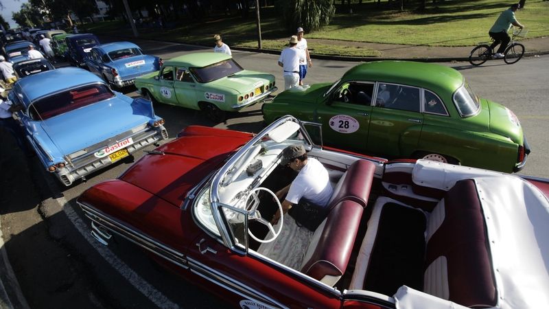V Havaně na Kubě proběhla každoroční motoristická exhibice. 
