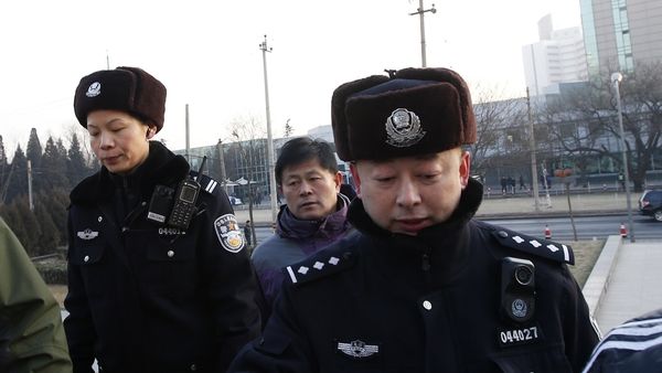 Čínská policie. Ilustrační foto