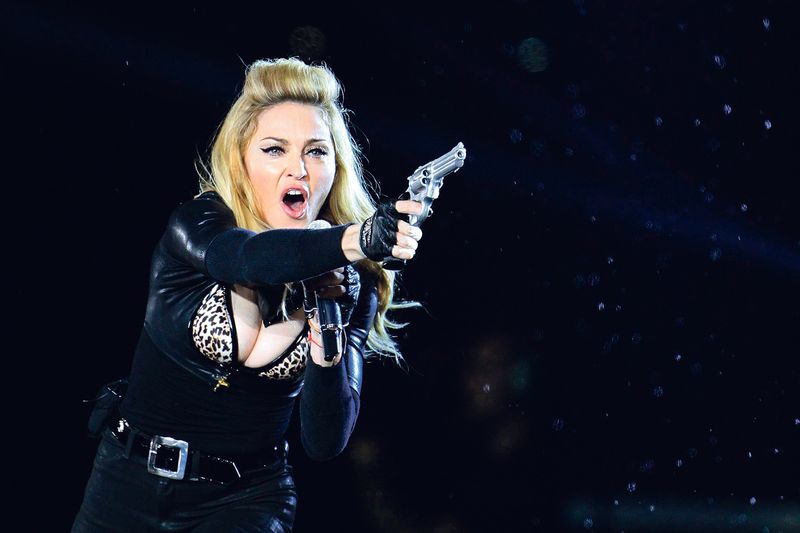 Madonna během svého turné MDNA. 