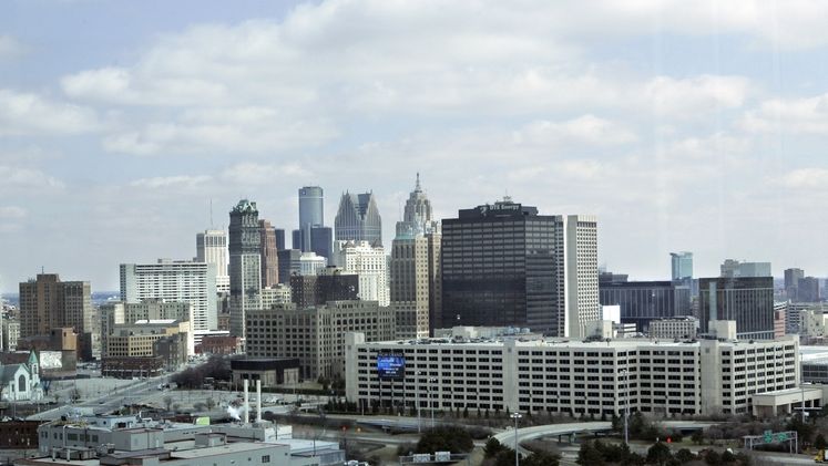 Panorama Detroitu, snímek z roku 2008