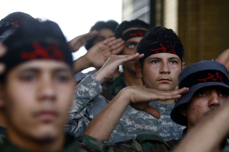 Šíitští bojovníci z Iráku v Damašku 