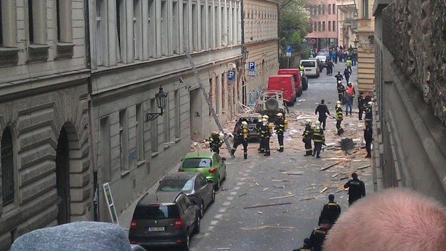 Výbuch v Divadelní ulici 