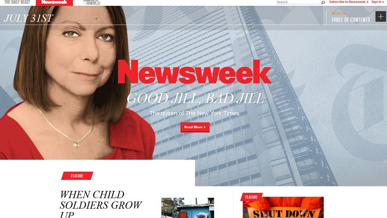 Internetové vydání magazínu Newsweek